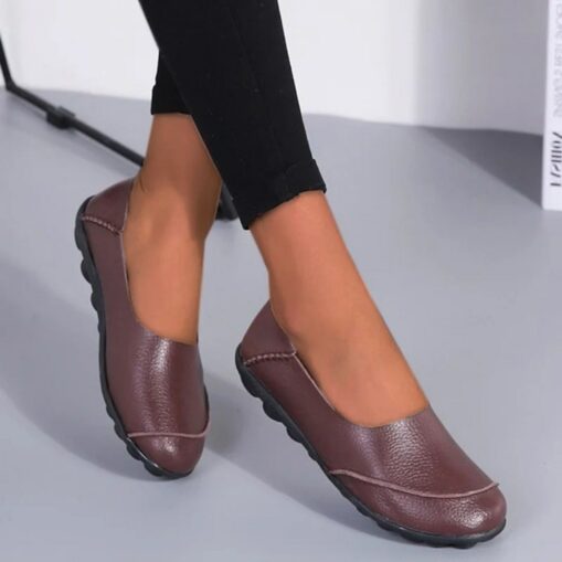 Women's Flats Slip-Ons Loafers Plus Size Barefoot shoes Comfort Shoes Outdoor Daily Solid Color Summer Flat Heel Round Toe Casual Comfort Minimalism F - Image 4