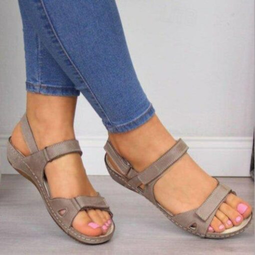 Women's Wedge Sandals Platform Sandals Beach Shoes Mules Retro Espadrilles Yellow Red Blue 2025 - Image 4
