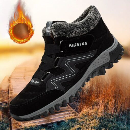 Men's Women Waterproof Winter Hiking Boots with Warm Fleece Lining - Anti-Slip Insulated Outdoor Shoes for Snow and Cold Weather Adventures 2025 - Image 3