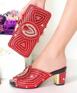 Women's Heels Wedding Shoes Sandals Dress Shoes Glitter Crystal Sequined Jeweled Sparkling Shoes Wedding Party Wedding Sandals Bridal Shoes Bridesmaid