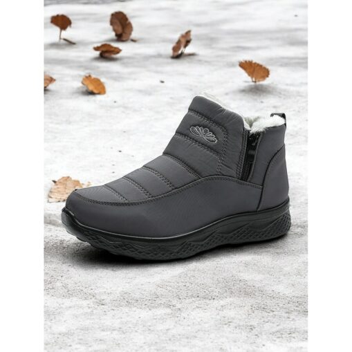 Women's Waterproof Winter Ankle Boots with Faux Fur Lining – Insulated Snow Boots for Cold Weather and Outdoor Activities 2025 - Image 5