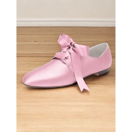 Women's Satin Lace-Up Oxford Shoes with Ribbon Bow, Vintage Victorian Style Flat Shoes for Weddings and Formal Events 2025 - Image 7