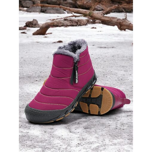 Women's Waterproof Warm Winter Ankle Boots with Plush Lining – Non-Slip Outdoor Snow Shoes for Cold Weather 2025