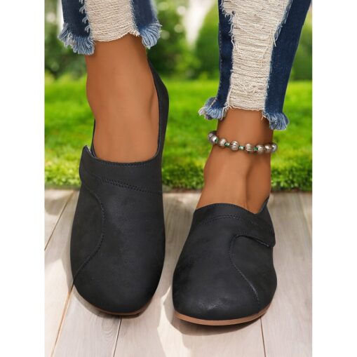 Slip-On Shoes for Wide Feet with Soft Upper, Comfortable Design for Bunions, Casual Wear for Everyday Comfort 2025 - Image 3