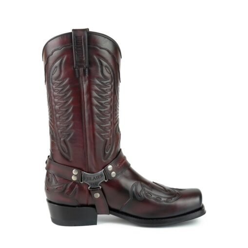Men's Women Boots Cowboy Boots Walking Classic Casual Outdoor Daily PU Waterproof Comfortable Mid-Calf Boots Loafer Black Dark Red Blue Fall Winter 20