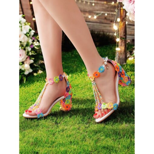 Colorful High Heels for Women, Ideal for Weddings, Summer Parties and Festive Occasions 2025 - Image 6