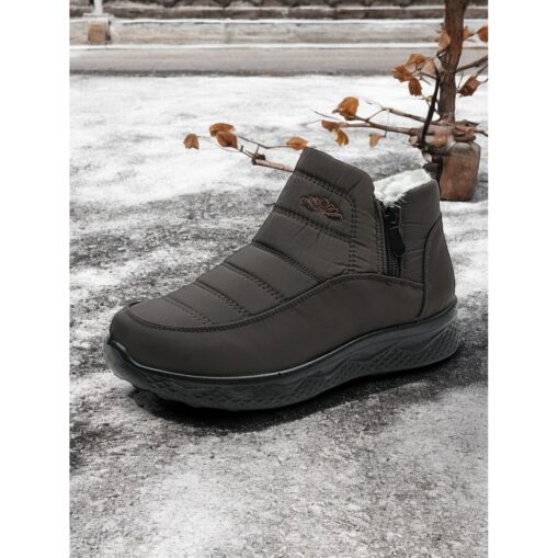 Women's Waterproof Winter Ankle Boots with Faux Fur Lining – Insulated Snow Boots for Cold Weather and Outdoor Activities 2025 - Image 8