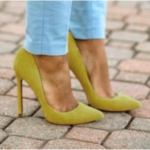 Women's Heels Pumps Valentines Gifts Stilettos High Heels Daily Solid Colored Stiletto Heel Pointed Toe Basic Casual Walking PU Loafer Wine Black / Re - Image 7