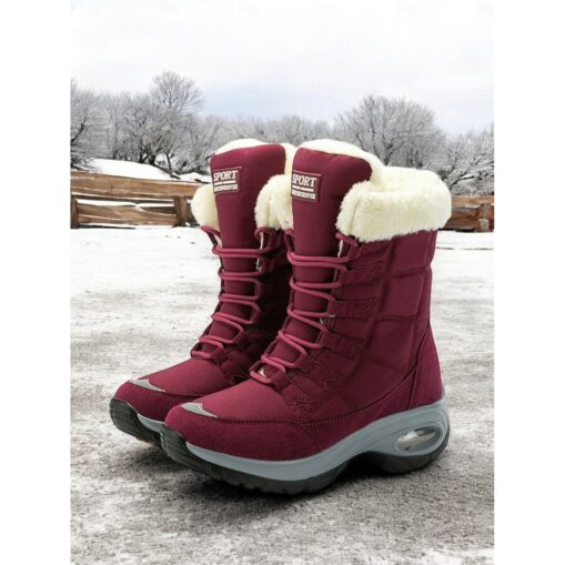 Women's Waterproof Winter Snow Boots with Warm Plush Lining and Non-Slip Sole – Ideal for Outdoor Cold Weather Activities 2025