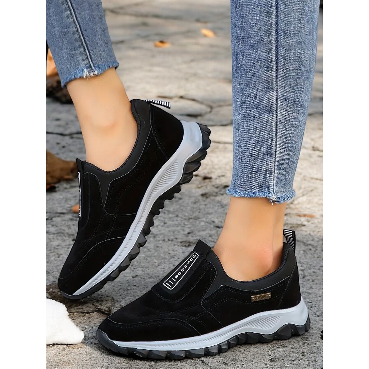 Women's Slip-On Outdoor Hiking Sneakers – Comfortable Breathable Non-Slip Shoes for Walking and Travel 2025 - Image 3