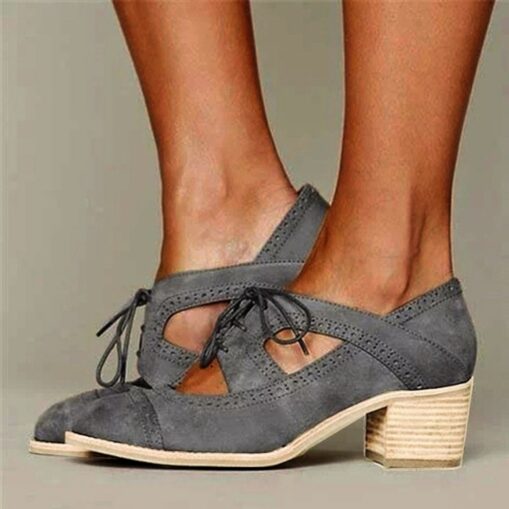 Women's Heels Sandals Oxfords Plus Size Sandals Boots Summer Boots Office Work Daily Solid Color Booties Ankle Boots Summer Chunky Heel Pointed Toe El - Image 3