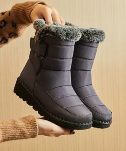 Women's Waterproof Winter Snow Boots - Warm, Slip-Resistant Outdoor Boots with Fur Lining for Cold Weather 2025