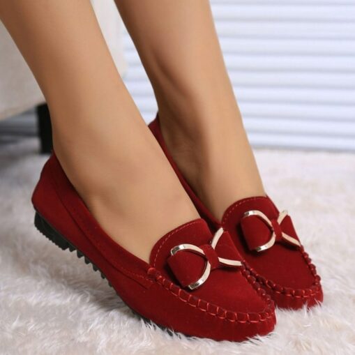 Women's Flats Slip-Ons Plus Size Comfort Shoes Work Daily Solid Color Bowknot Flat Heel Round Toe Elegant Business Casual Satin Loafer Black Yellow Re - Image 2