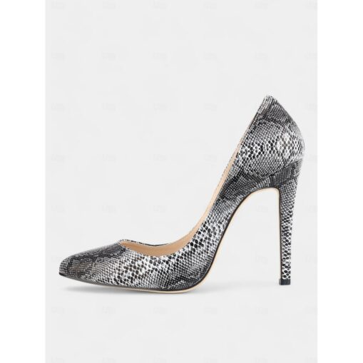 Women's Red Snakeskin Pumps with Pointed Toe and Sexy Stiletto Heels - Perfect for Parties and Special Occasions 2025 - Image 9