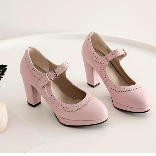 Women's Heels Pumps Snow Boots Plus Size Heel Boots Party Daily Solid Color Winter Stiletto Heel Round Toe Fashion Sexy Casual Faux Leather Loafer Buc - Image 6