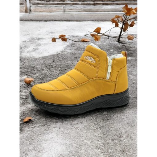 Women's Waterproof Winter Ankle Boots with Faux Fur Lining – Insulated Snow Boots for Cold Weather and Outdoor Activities 2025 - Image 4