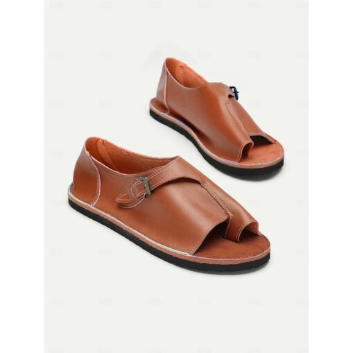 Women's Leather Roman Sandals - Comfortable Casual Summer Footwear with Non-Slip Sole for Beach, Travel, and Everyday Wear 2025 - Image 6