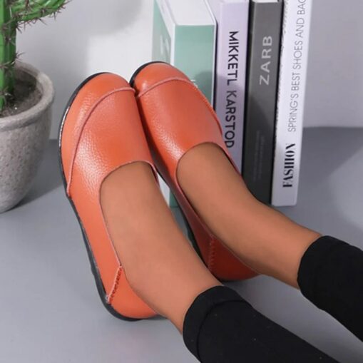 Women's Flats Slip-Ons Loafers Plus Size Barefoot shoes Comfort Shoes Outdoor Daily Solid Color Summer Flat Heel Round Toe Casual Comfort Minimalism F - Image 3