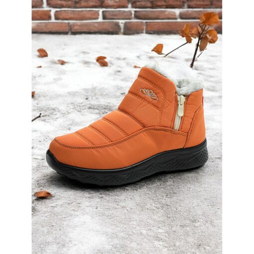 Women's Waterproof Winter Ankle Boots with Faux Fur Lining – Insulated Snow Boots for Cold Weather and Outdoor Activities 2025 - Image 3