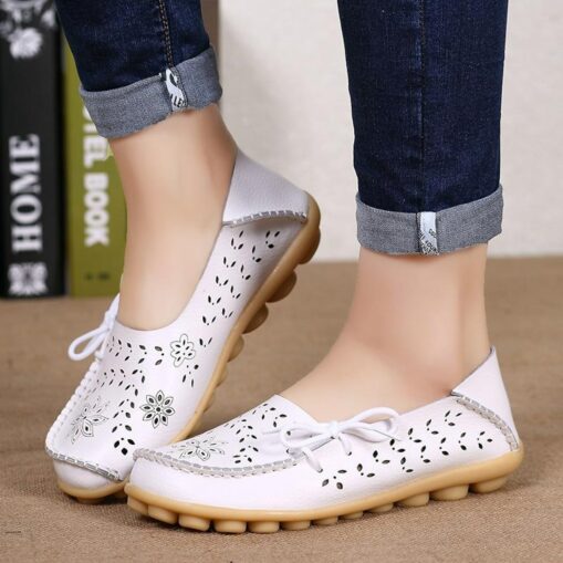 Women's Flats Slip-Ons Plus Size Barefoot shoes Soft Shoes Outdoor Daily Walking Solid Color Summer Flat Heel Round Toe Classic Casual Minimalism Walk - Image 2