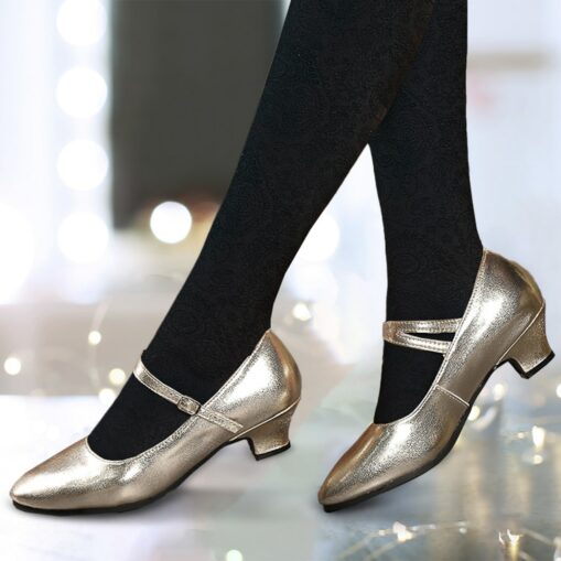 Women's Heels Pumps Slip-Ons Mary Jane Vintage Shoes Comfort Shoes Party Outdoor Daily Kitten Heel Round Toe Elegant Vintage Fashion Leather Cowhide B - Image 5