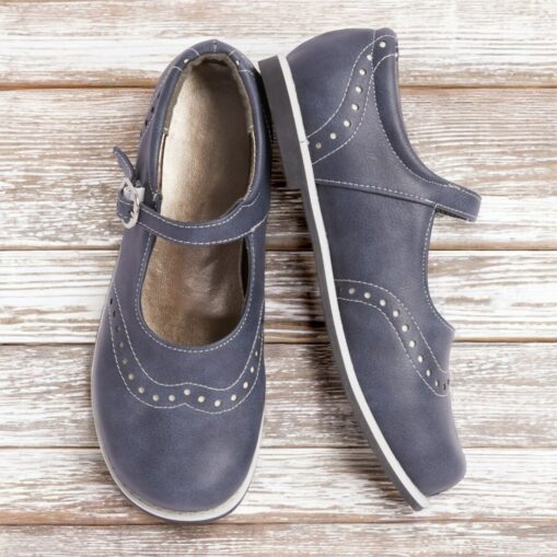 Women's Vintage-Style Mary Jane Shoes with Buckle Strap – Comfortable Retro Faux Leather Flats for Casual Wear 2025