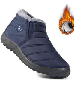 Women's Winter Warm Waterproof Ankle Boots, Insulated Fleece-Lined Non-Slip Snow Boots - Ideal for Outdoor Activities, Cold Weather, and Snowy Conditi
