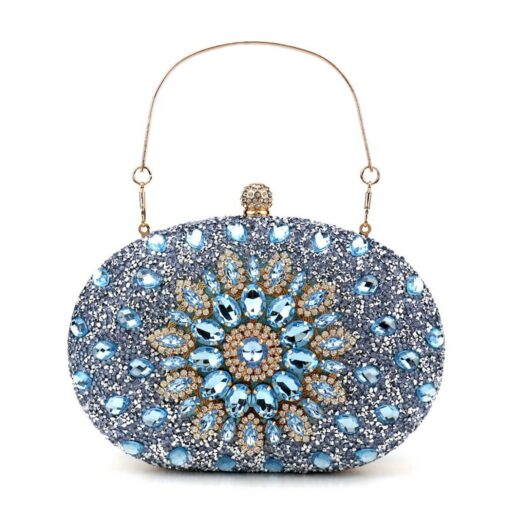 Women's Blue Rhinestone Slingback Heels - Perfect for Weddings and Evening Parties 2025 - Image 13