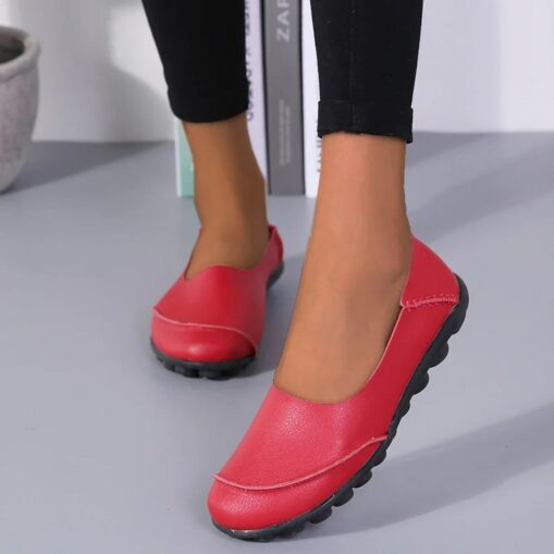 Women's Flats Slip-Ons Loafers Plus Size Barefoot shoes Comfort Shoes Outdoor Daily Solid Color Summer Flat Heel Round Toe Casual Comfort Minimalism F - Image 7