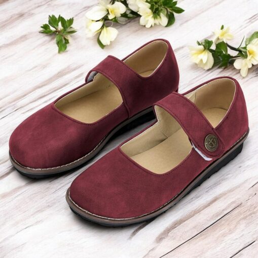 Green Women's Vintage Mary Jane Flats - Comfortable and Versatile Casual Shoes for Everyday Wear and Walking 2025 - Image 3