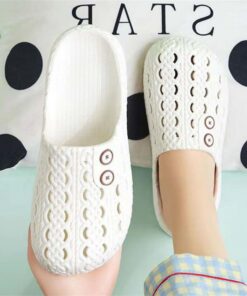 Comfortable Slip-On Shoes with Adjustable Button Design - Lightweight, Breathable, and Stylish, Ideal for Home, Indoor, and Casual Wear 2025