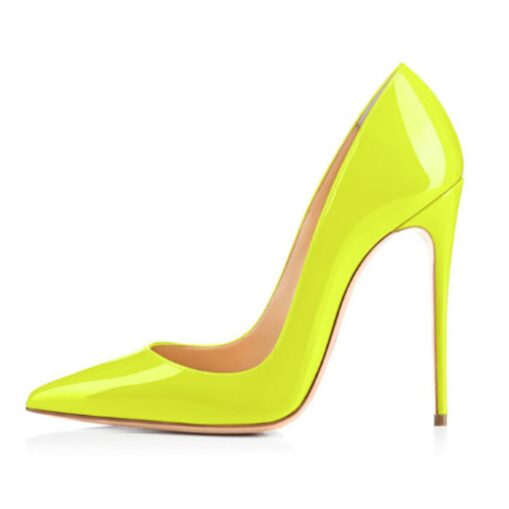 Red Patent Leather Stiletto Pumps – Women's Sexy Pointed Toe Ultra-High Heel Shoes for Party & Evening Events 2025 - Image 4