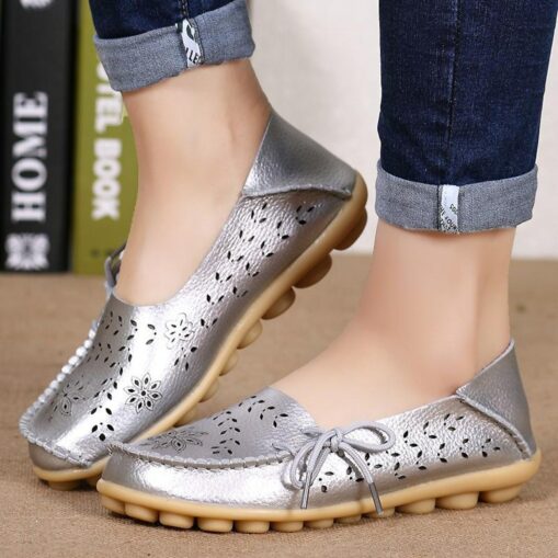 Women's Flats Slip-Ons Plus Size Barefoot shoes Soft Shoes Outdoor Daily Walking Solid Color Summer Flat Heel Round Toe Classic Casual Minimalism Walk - Image 8