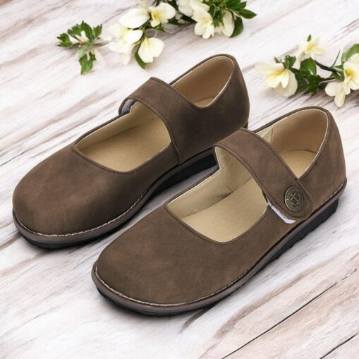 Green Women's Vintage Mary Jane Flats - Comfortable and Versatile Casual Shoes for Everyday Wear and Walking 2025 - Image 4