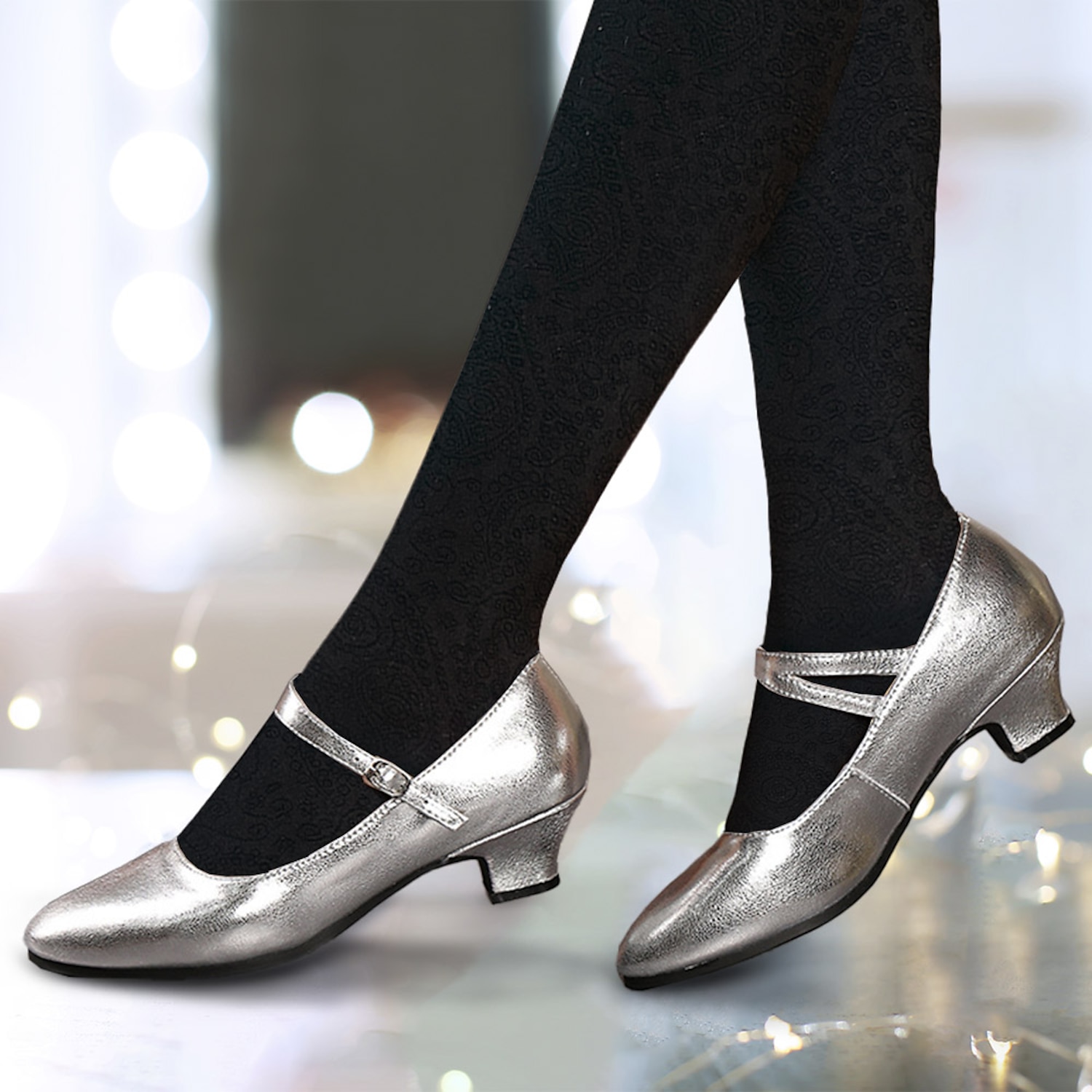 Women's Heels Pumps Slip-Ons Mary Jane Vintage Shoes Comfort Shoes Party Outdoor Daily Kitten Heel Round Toe Elegant Vintage Fashion Leather Cowhide B - Image 4