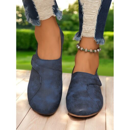 Slip-On Shoes for Wide Feet with Soft Upper, Comfortable Design for Bunions, Casual Wear for Everyday Comfort 2025 - Image 2