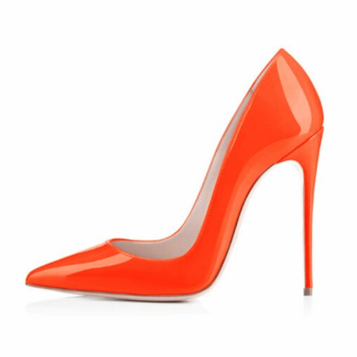 Red Patent Leather Stiletto Pumps – Women's Sexy Pointed Toe Ultra-High Heel Shoes for Party & Evening Events 2025 - Image 6