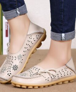 Women's Flats Slip-Ons Plus Size Barefoot shoes Soft Shoes Outdoor Daily Walking Solid Color Summer Flat Heel Round Toe Classic Casual Minimalism Walk