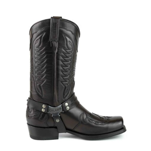 Men's Women Boots Cowboy Boots Walking Classic Casual Outdoor Daily PU Waterproof Comfortable Mid-Calf Boots Loafer Black Dark Red Blue Fall Winter 20 - Image 4