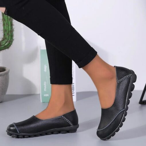 Women's Flats Slip-Ons Loafers Plus Size Barefoot shoes Comfort Shoes Outdoor Daily Solid Color Summer Flat Heel Round Toe Casual Comfort Minimalism F - Image 6