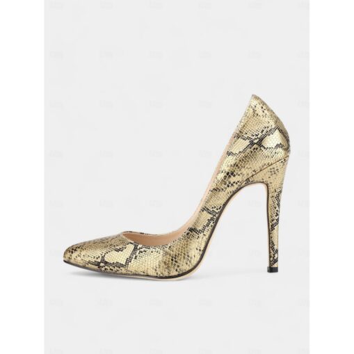 Women's Red Snakeskin Pumps with Pointed Toe and Sexy Stiletto Heels - Perfect for Parties and Special Occasions 2025 - Image 11