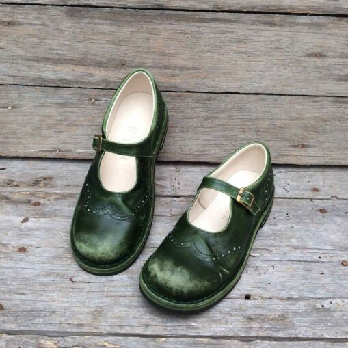 Women's Vintage-Style Mary Jane Shoes with Buckle Strap – Comfortable Retro Faux Leather Flats for Casual Wear 2025 - Image 2