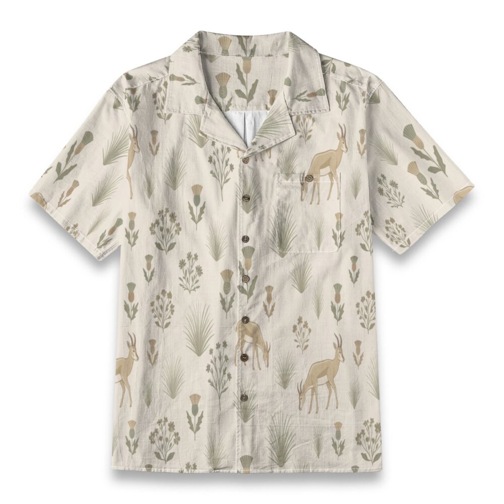 Calendula Golden Bloom Floral Tropical Shirt