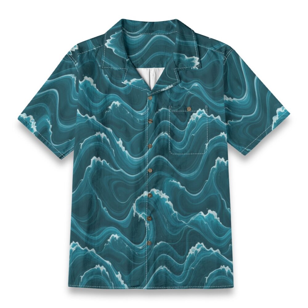 Wave Drift Ocean Motion Beach Shirt