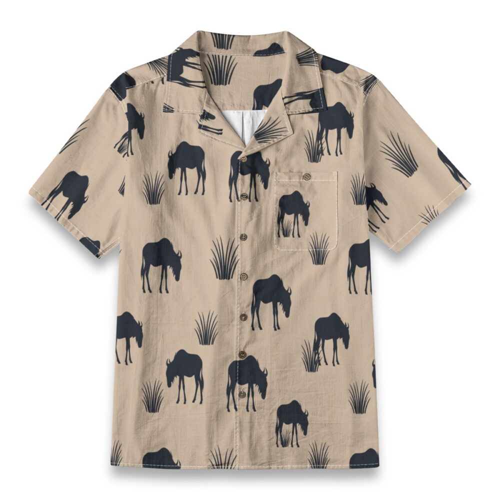 Numbat Striped Nature Tropical Beach Shirt