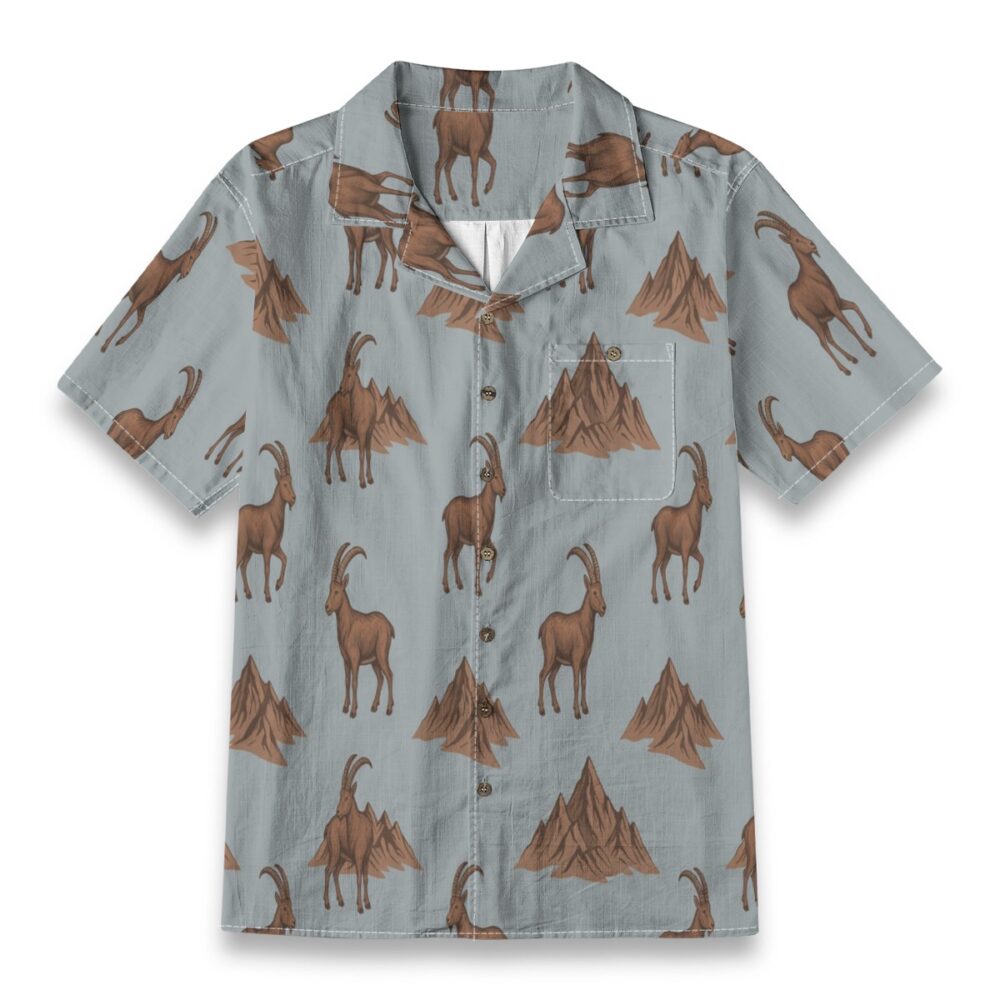 Alpaca Meadow Soft Nature Tropical Hawaiian Shirt
