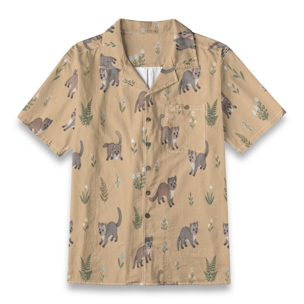 Secretary Bird Savanna Exotic Summer Shirt
